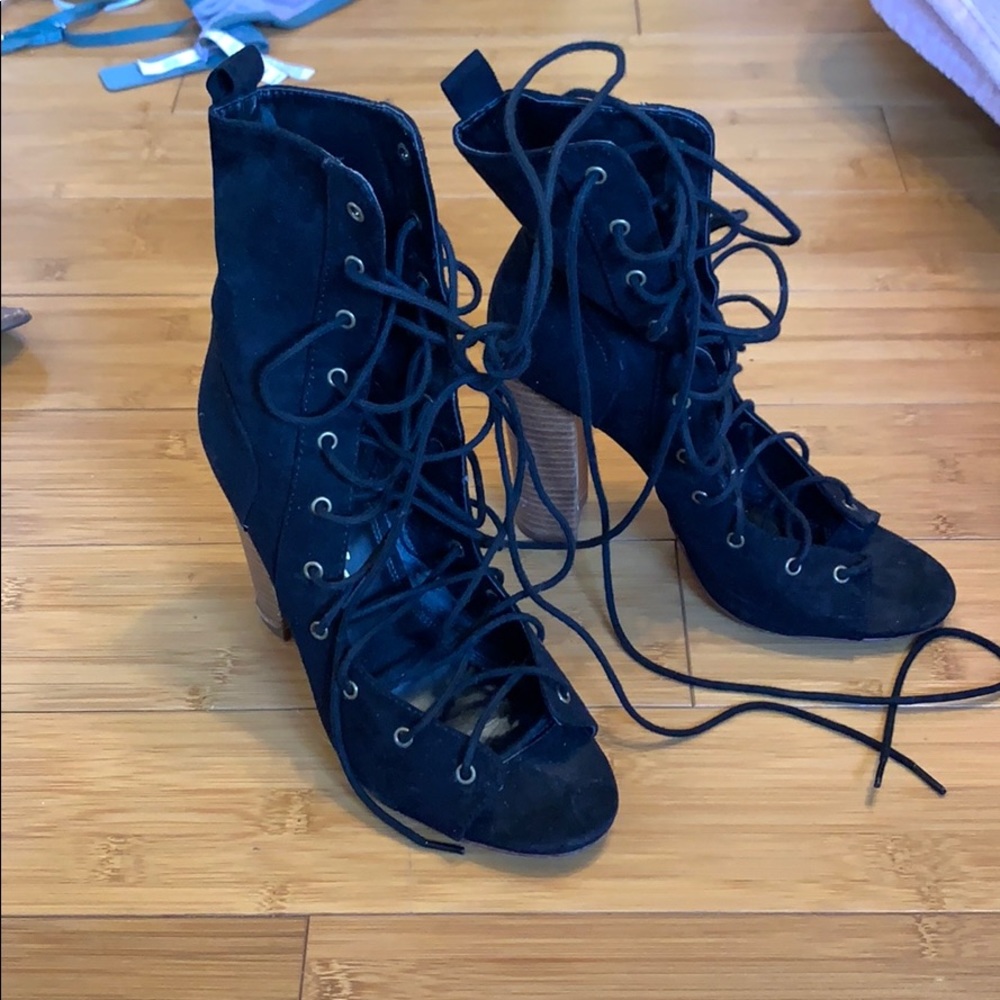 LuLu’s strappy open toed heels